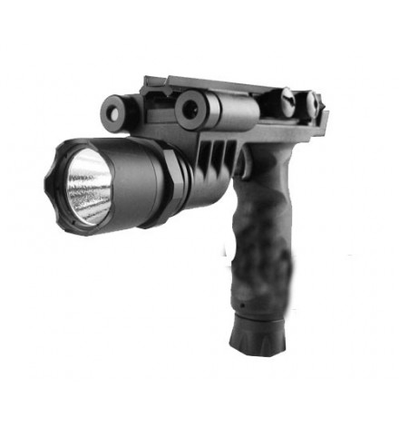 Poignée lampe et laser vert - HONOR AIRSOFT Poignée lampe et laser vert - HONOR AIRSOFT