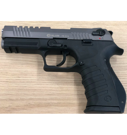 TR92K noir/fumé 9mm balle à blanc - BBLOW TR92K noir/fumé 9mm balle à blanc - BBLOW