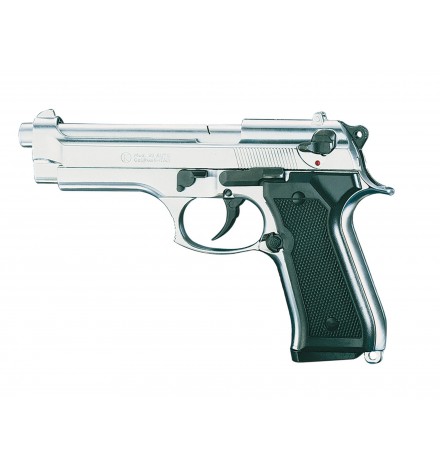 Pistolet 92 nickele chromé balle à blanc - CHIAPPA Pistolet 92 nickele chromé balle à blanc - CHIAPPA