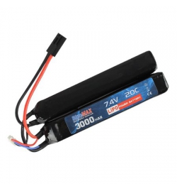 Batterie Lipo 7,4V 3000mAh 20C mini tamya (NUNCHUCK X2) - BLUE MAX