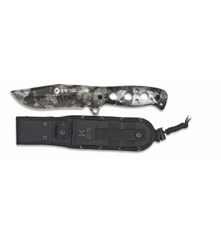 COUTEAU TACTIQUE & BUSHCRAFT CAMO KRYPTEK TYPHON - K25