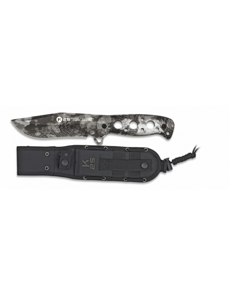 COUTEAU TACTIQUE & BUSHCRAFT CAMO KRYPTEK TYPHON - K25