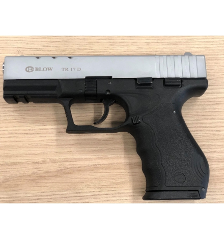 TR17D noir/chromé mat 9mm balle à blanc - BBLOW TR17D noir/chromé mat 9mm balle à blanc - BBLOW