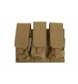 Triple Poches chargeurs type M4/M16 tan - GFC
