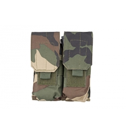 Double Poches chargeurs type M4/M16 Woodland - GFC
