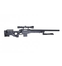 Sniper MB4401D Noir avec lunette 3-9x40 et bipied - WELL