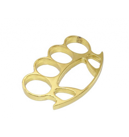 Poing américain doré luxe Poing américain doré luxe