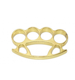 Poing américain doré luxe