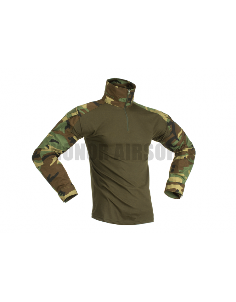 Combat shirt Woodland - INVADER GEAR