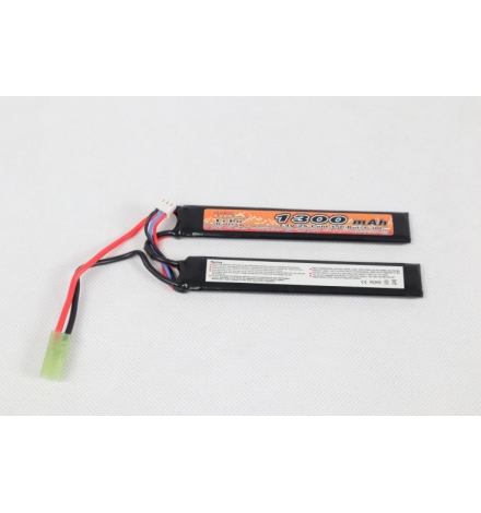Batterie Lipo 7,4V 1300mAh 15C  2 sticks - VB