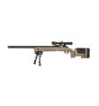 Sniper SA-S02 CORE Tan avec lunette 3-9x40/ bipied /3 chargeurs - SPECNA ARMS