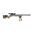 Sniper SA-S02 CORE Tan avec lunette 3-9x40/ bipied /3 chargeurs - SPECNA ARMS