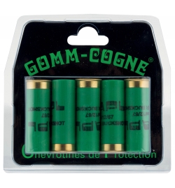 Billes de chevrotines en caoutchouc de protection calibre 12/67 - Gomm-Cogne