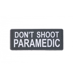 Patch PVC "DON'T SHOOT PARAMEDIC" noir - GFC TACTICAL