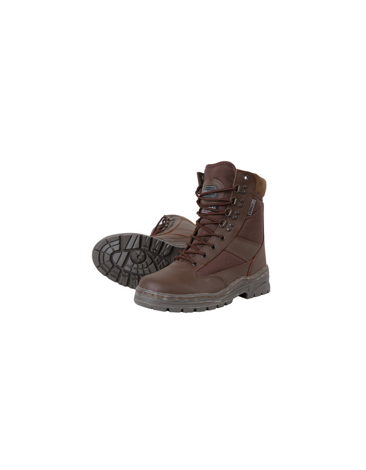 Chaussures/botte Patrol  Half Leather/Half Nylon Marron - KOMBAT.UK