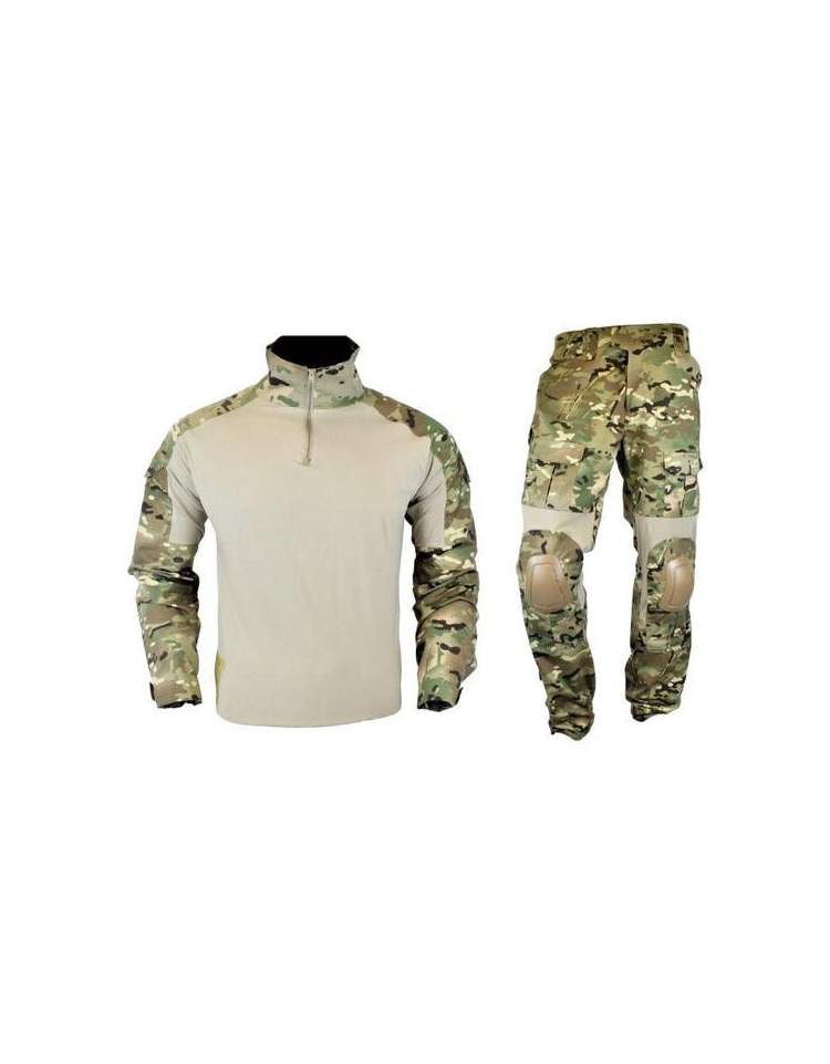 Tenue complète Multicam ( pantalon + combat shirt) - JS TACTICAL