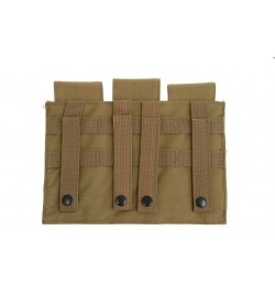 Triple Poches chargeurs type M4/M16 - TAN