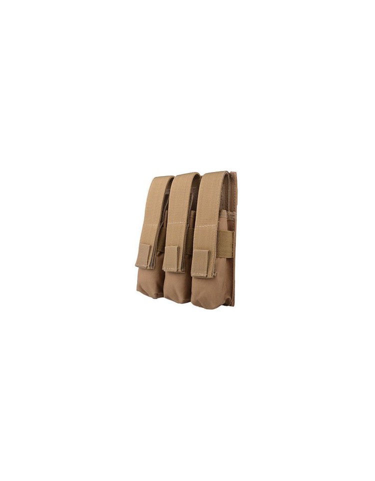 Triple Poches chargeurs MP5 tan - GFC