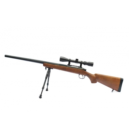 Sniper MB03A type bois avec lunette et bipied - WELL