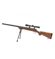 Sniper MB03A type bois avec lunette et bipied - WELL