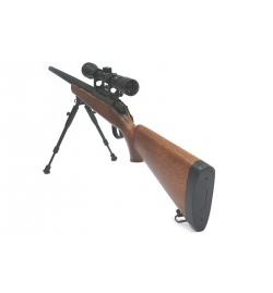 Sniper MB03A type bois avec lunette et bipied - WELL
