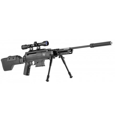 Sniper carabine à air comprimé 4,5mm - BLACK OPS