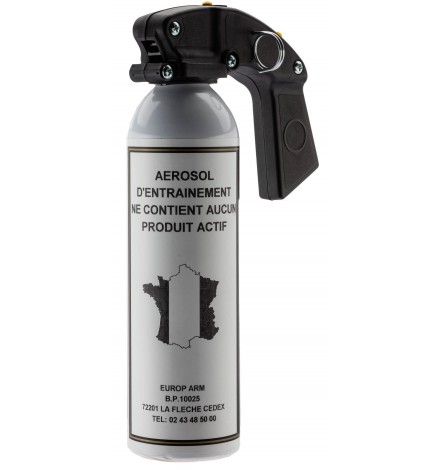 Aérosol d'entraînement 500 ml - Gaz inerte + Poignée