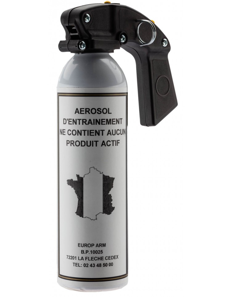Aérosol d'entraînement 500 ml - Gaz inerte + Poignée