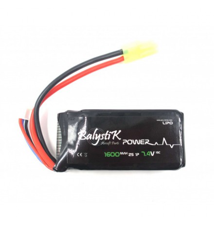 Batterie Lipo 1100mAh 11.1V 20C - BALYSTIK