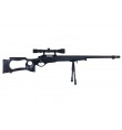 Sniper MB10D Noir avec lunette de visée 3-9x40 et bipied - WELL