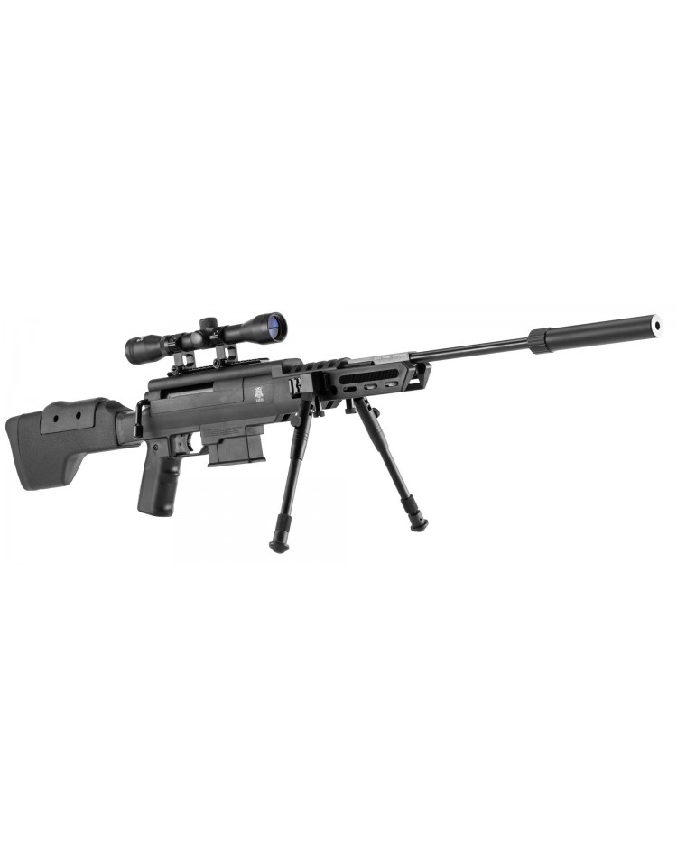 Sniper carabine à air comprimé 4,5mm - BLACK OPS