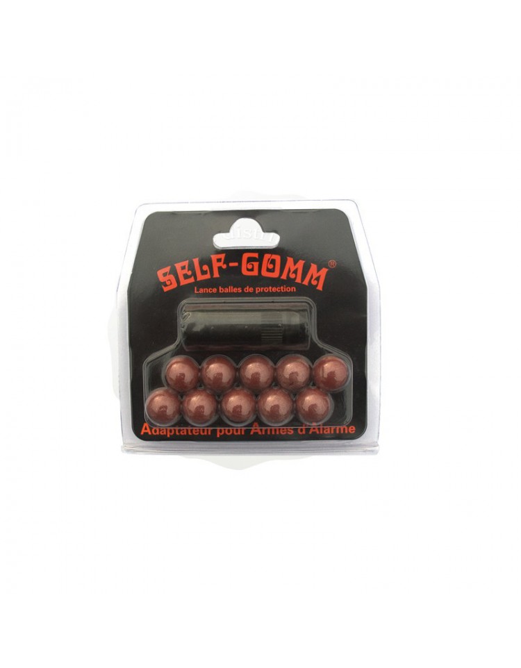 Adaptateur pour armes d'alarme pour Chiappa + 10 projectiles - Self Gomm 10mm