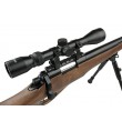 Sniper MB09D bois avec lunette de visée 3-9x40 et bipied - WELL