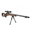 Sniper MB09D bois avec lunette de visée 3-9x40 et bipied - WELL