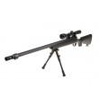 Sniper MB07D Noir avec lunette 3-9x40 et bipied - WELL
