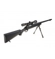 Sniper MB07D Noir avec lunette 3-9x40 et bipied - WELL