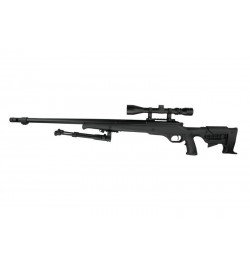 Sniper MB11D Noir avec lunette 3-9x40 et bipied - WELL