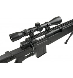 Sniper MB4406D Noir avec lunette 3-9x40 et bipied - WELL