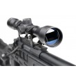 Sniper MB4408D Noir avec lunette 3-9x40 et bipied - WELL