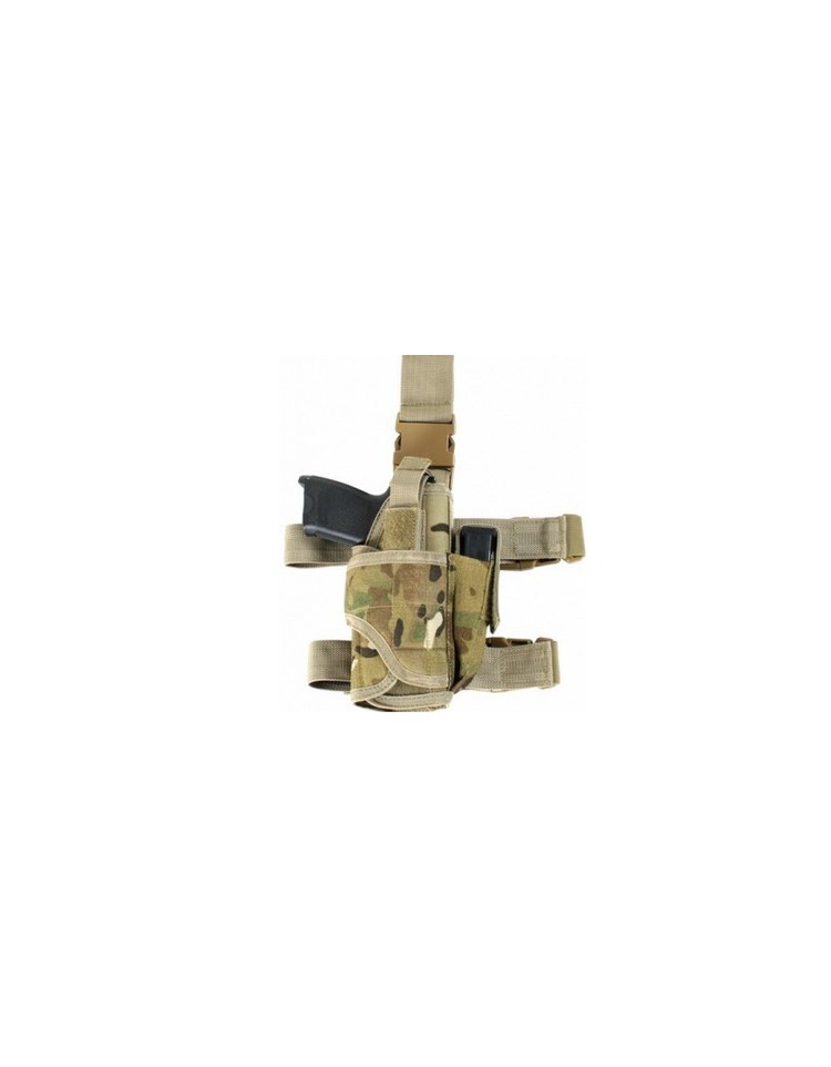 Holster de cuisse ajustable Multicam 