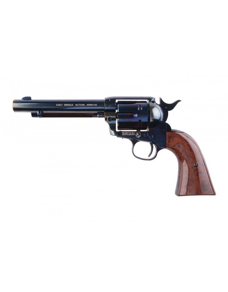 Pistolet Colt simple action army 45 bleu full métal - COLT